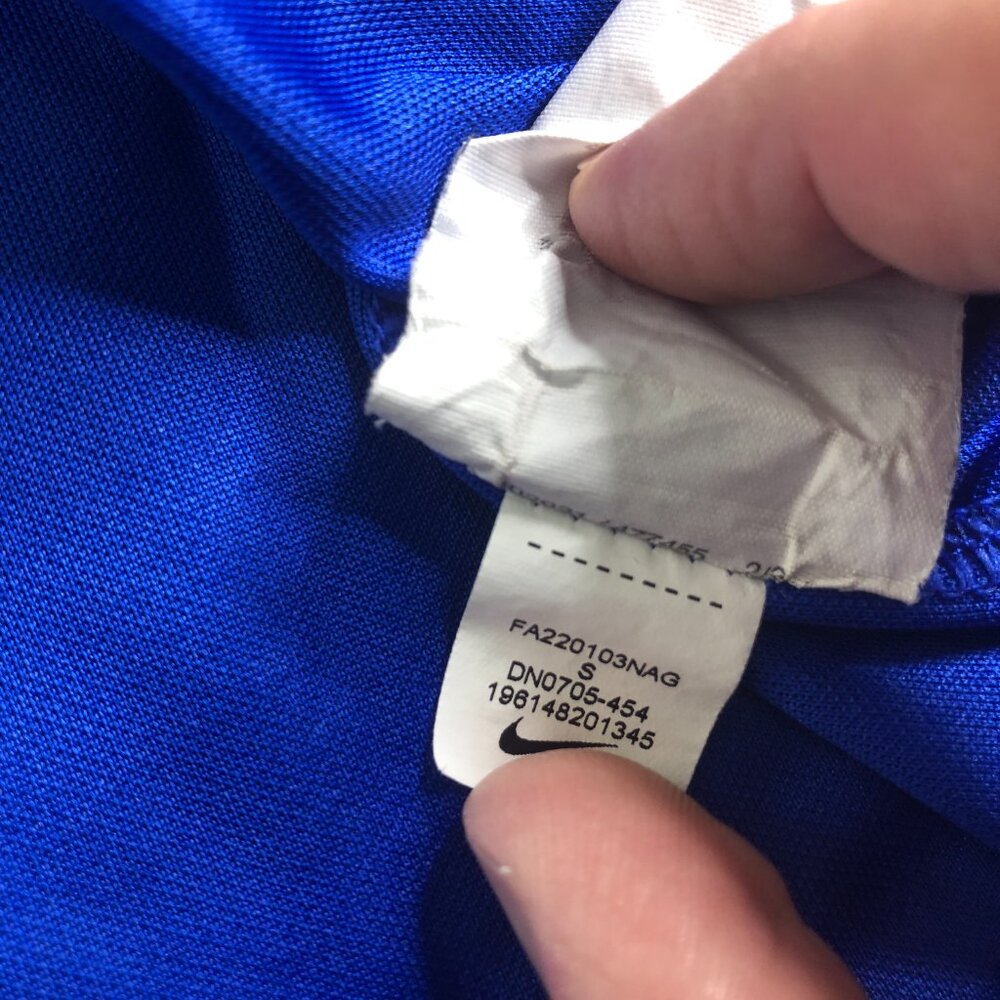 Nike USA 2022/23 Stadium Away Soccer Jersey Mens SMall Blue DN0705 USMNT - Picture 9 of 11